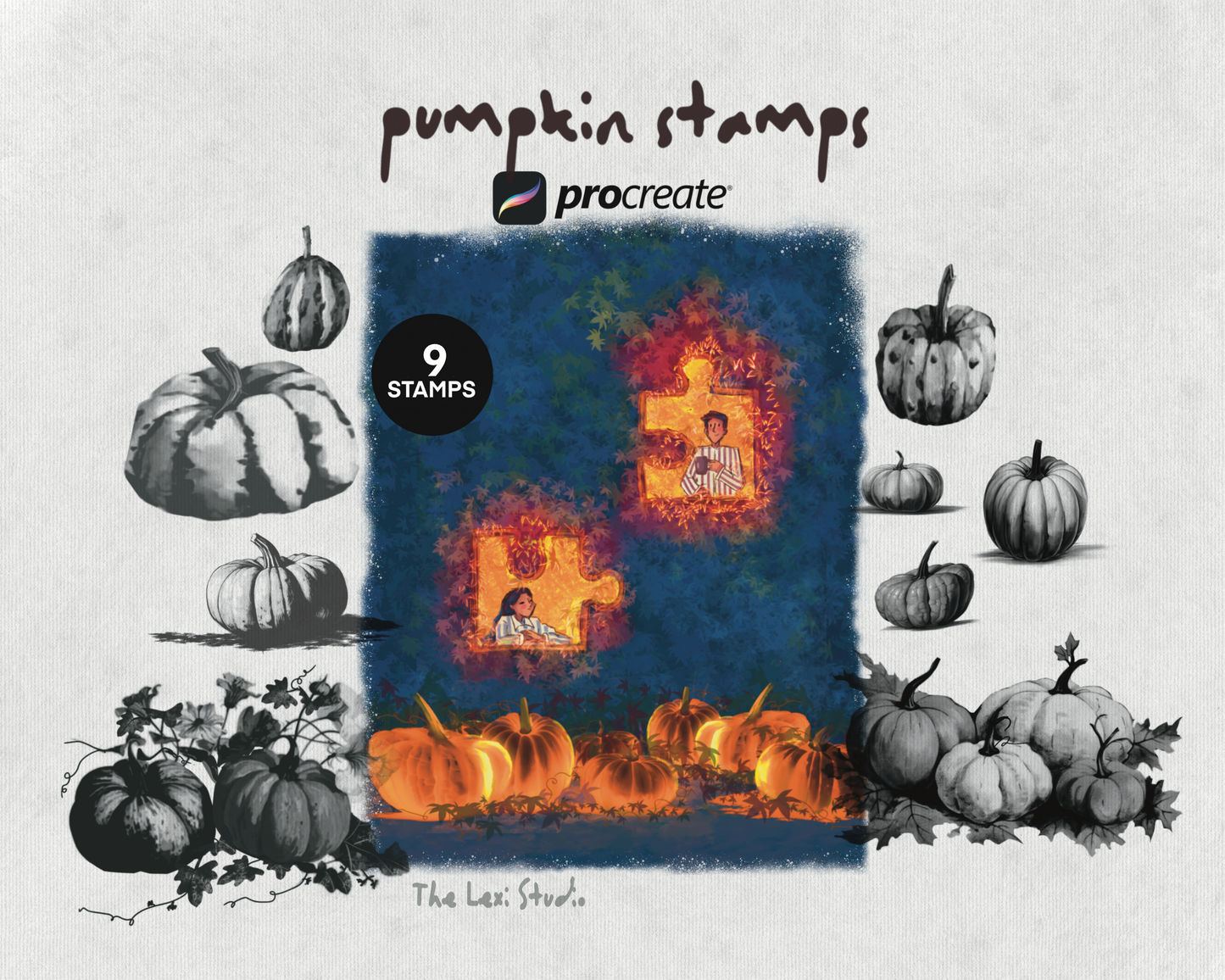 Digital Pumpkin Stamps [FREE]