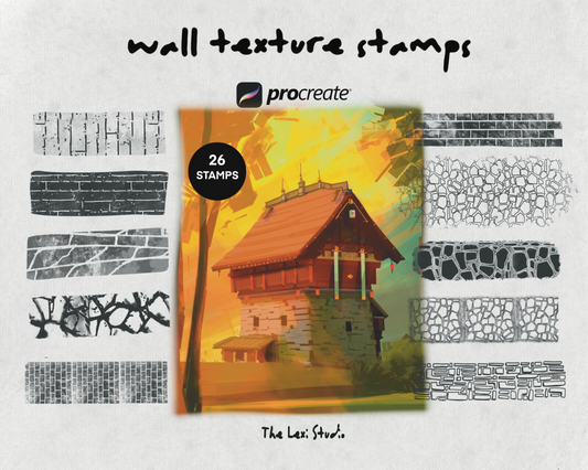 Wall Texture Brush [26 Stamps]