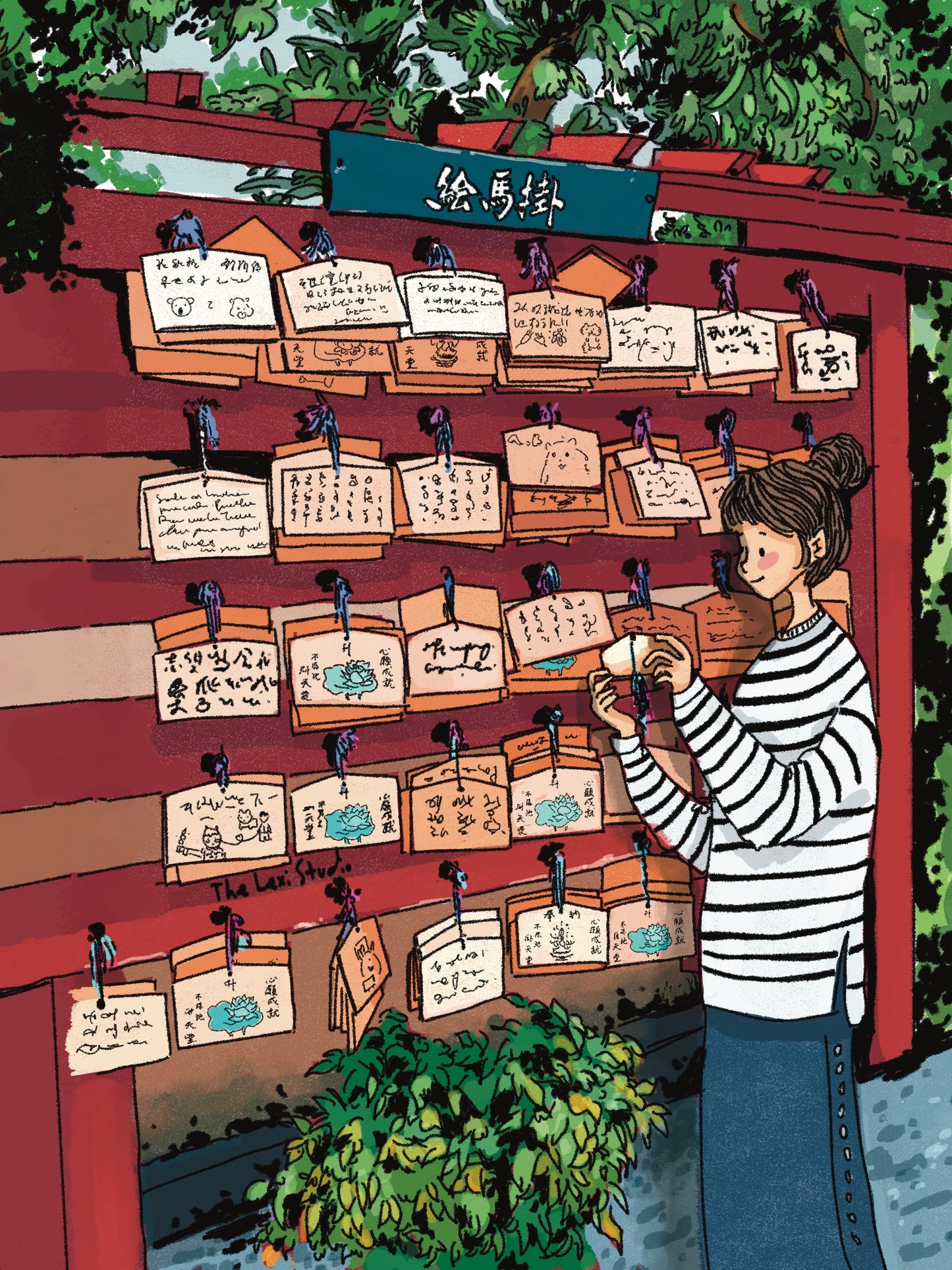 Whispers on Wooden Wings: The Art of Wishes in Japan